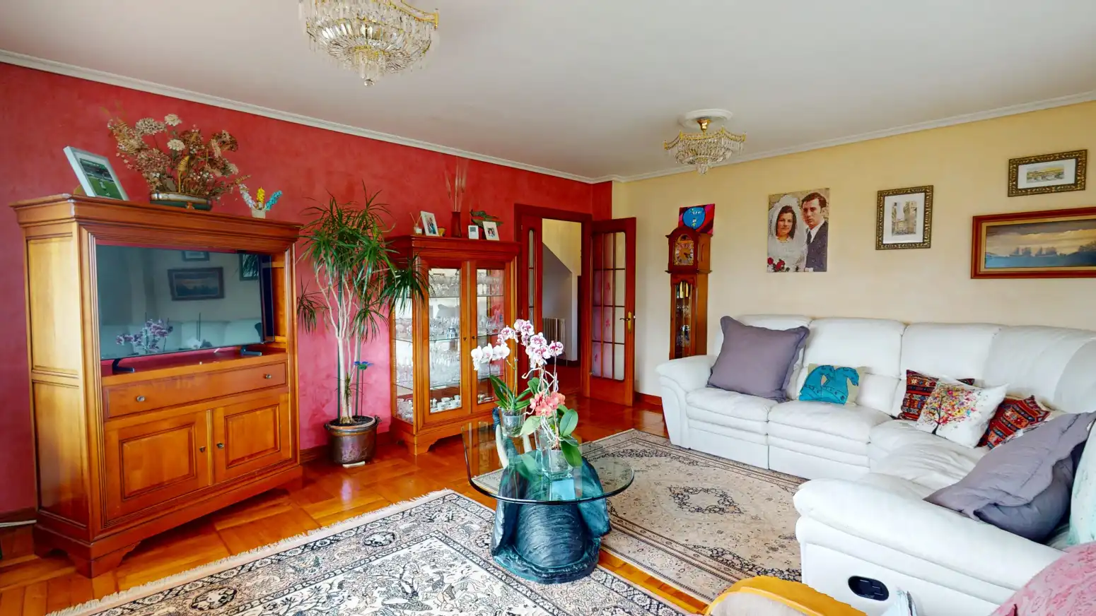 Sala de estar de Casa o chalet en venta en Santander con Calefacción, Jardín privado y Parquet