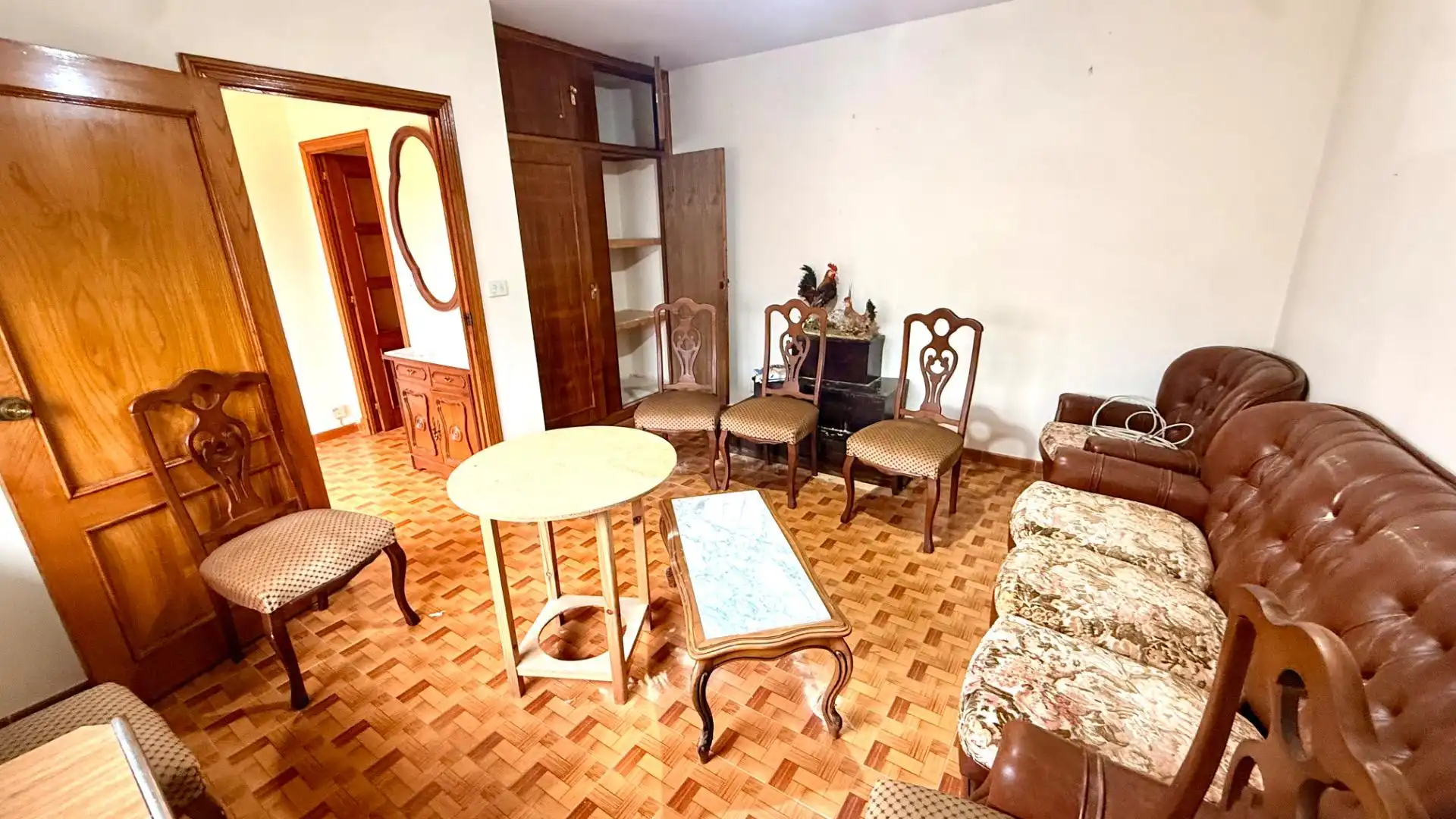 Living room of Houses for sale in Rairiz de Veiga  with Furnished and Balcony