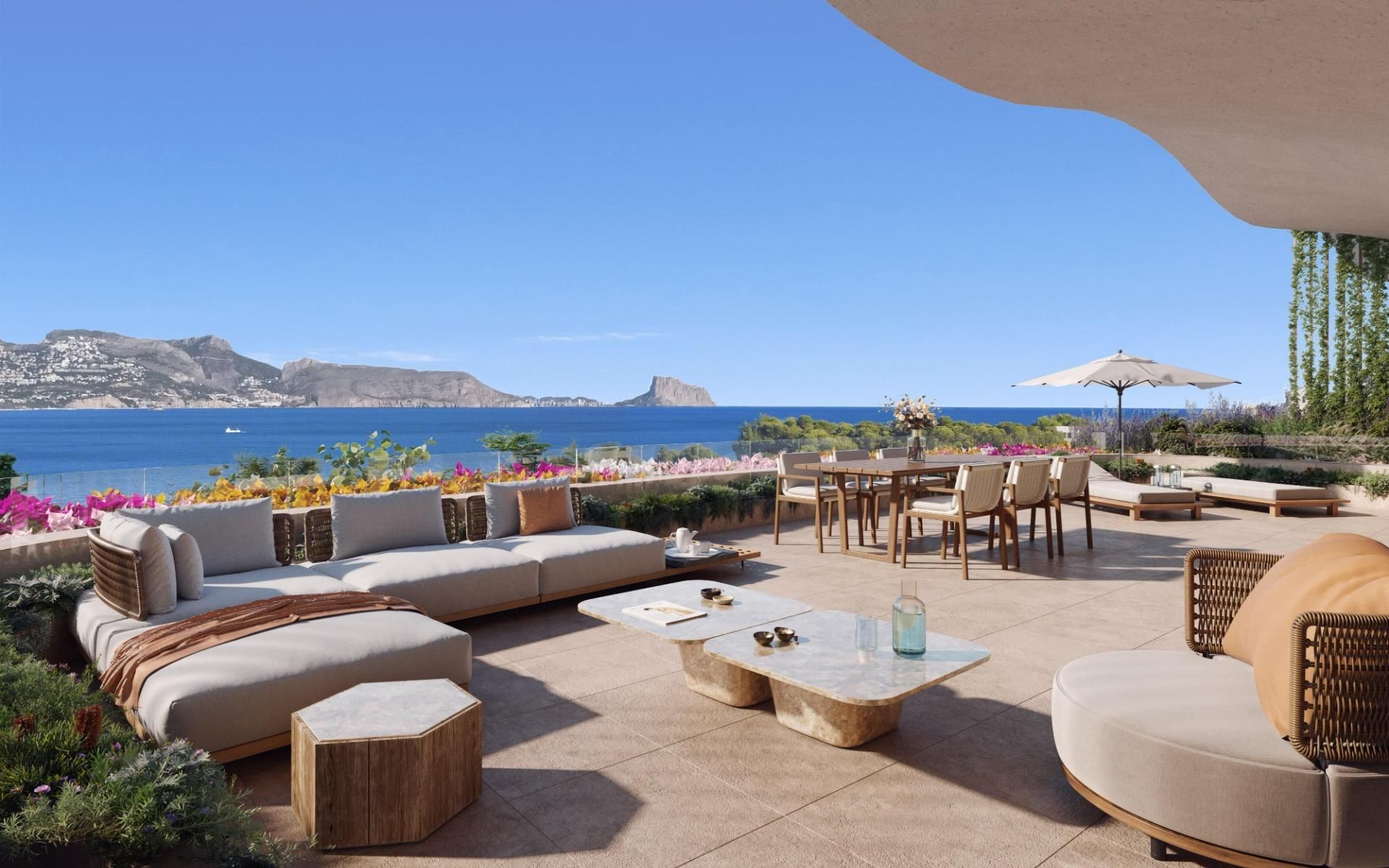 Terrassa de Dúplex en venda en L'Alfàs del Pi amb Aire condicionat, Jardí privat i Terrassa