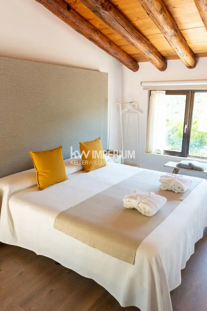 Dormitori de Casa o xalet en venda en Colldejou amb Aire condicionat, Jardí privat i Terrassa