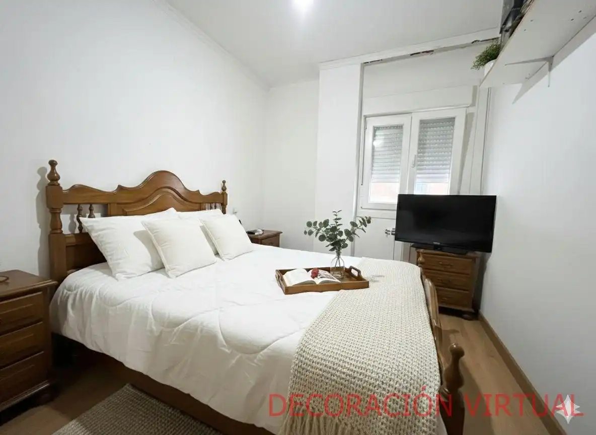 Schlafzimmer von Wohnung zum Verkauf in Vilagarcía de Arousa mit Heizung