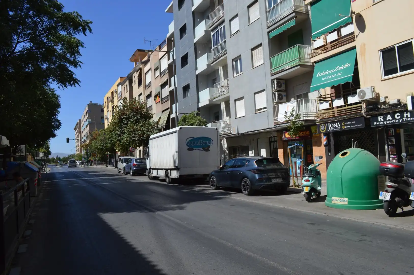 Exterior view of Flat for rent in Granada  with Air Conditioner, Furnished and Balcony