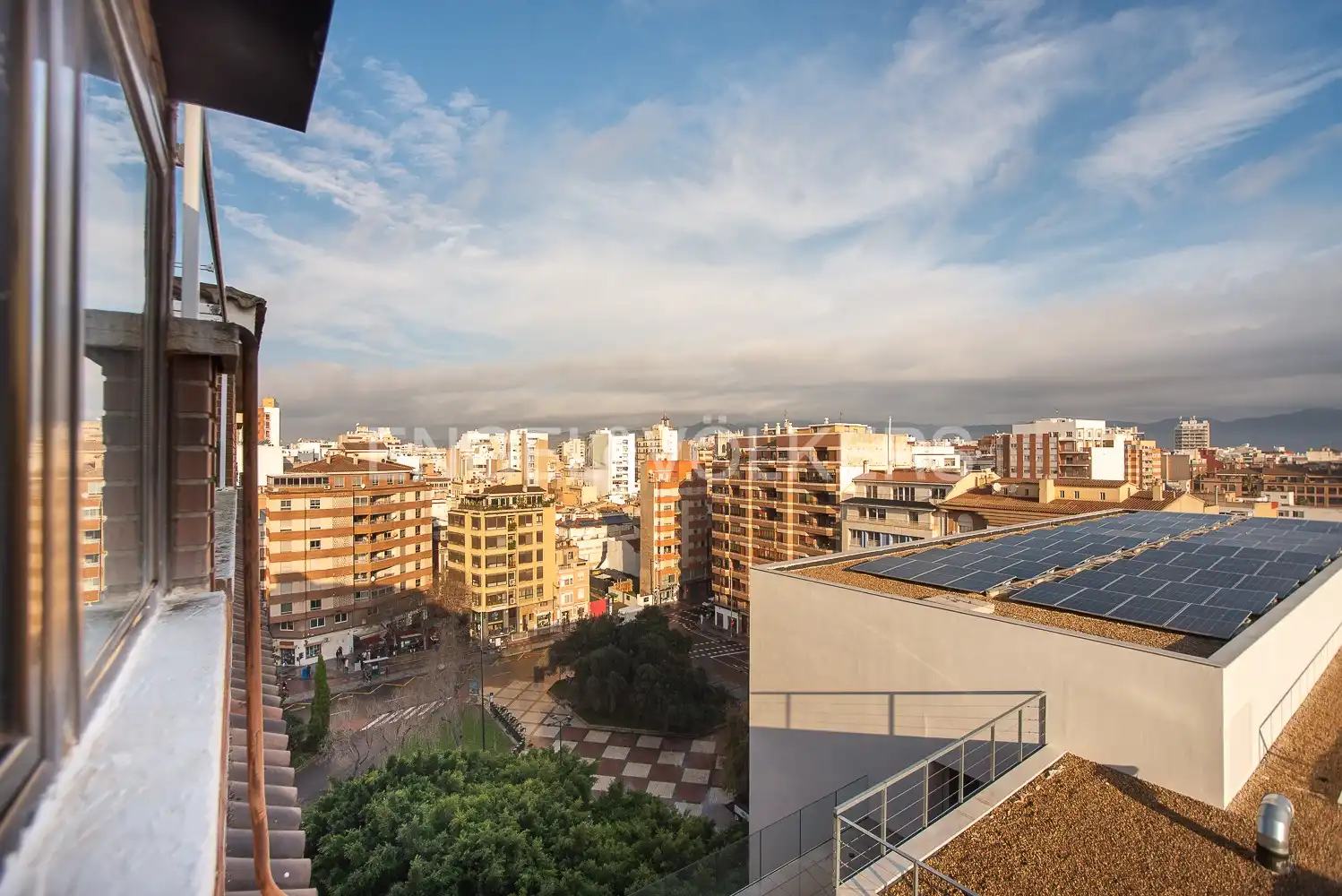 Außenansicht von Dachboden zur Miete in Castellón de la Plana / Castelló de la Plana mit Klimaanlage, Heizung und Terrasse