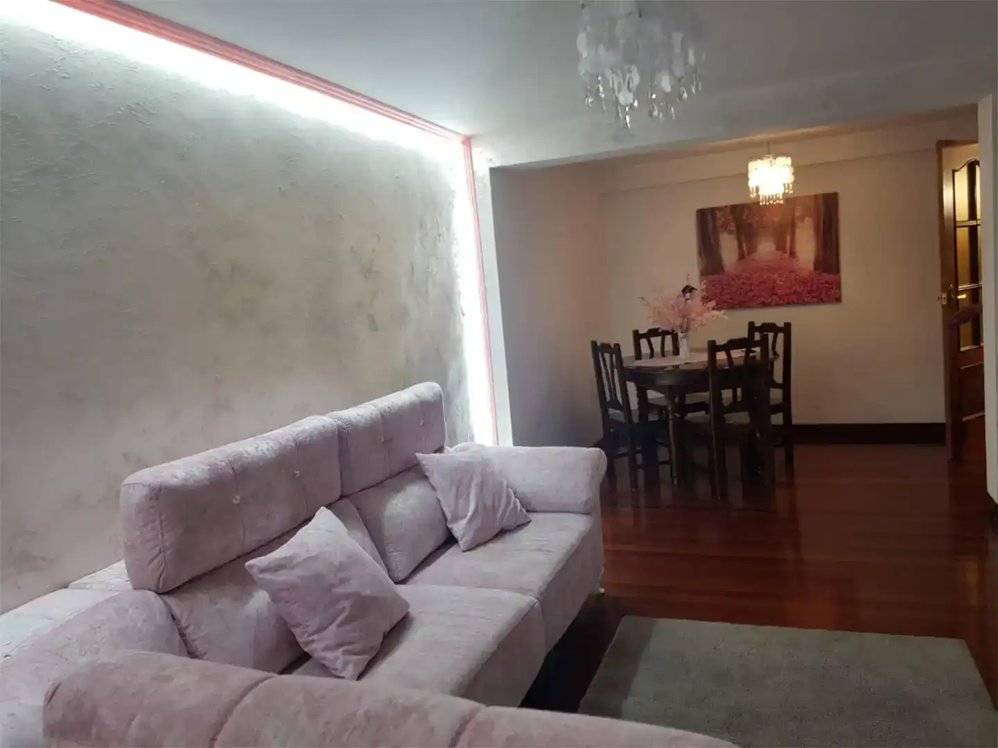 Sala de estar de Planta baja en venta en Burgo de Osma - Ciudad de Osma con Parquet, Amueblado y Horno