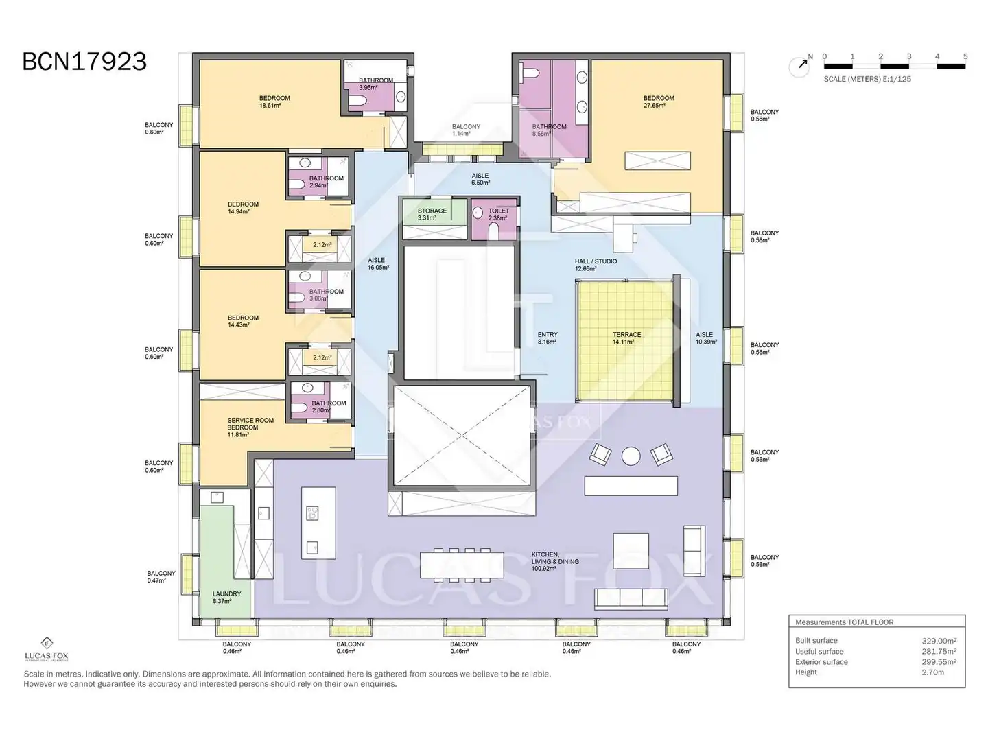Ático en venta en Barcelona con Aire acondicionado, Calefacción y Jardín privado