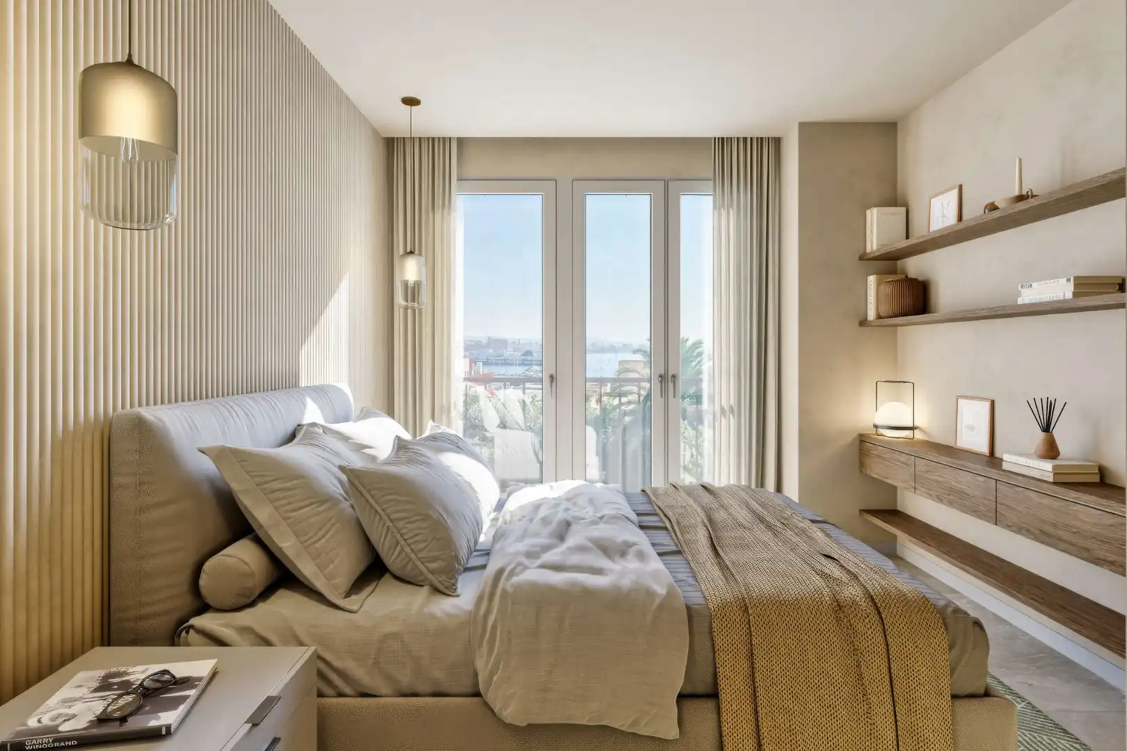 Dormitori de Apartament en venda en  Palma de Mallorca amb Aire condicionat, Calefacció i Terrassa