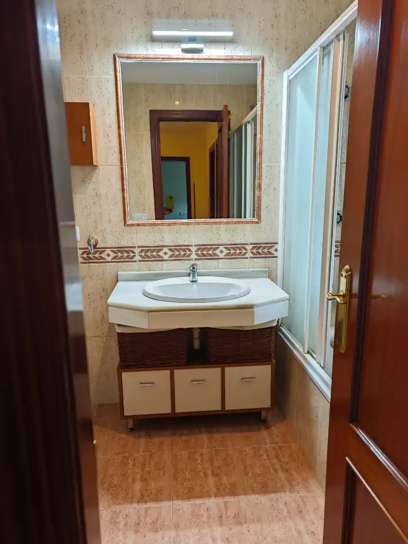 Bany de Dúplex en venda en Dos Hermanas amb Aire condicionat, Jardí privat i Terrassa