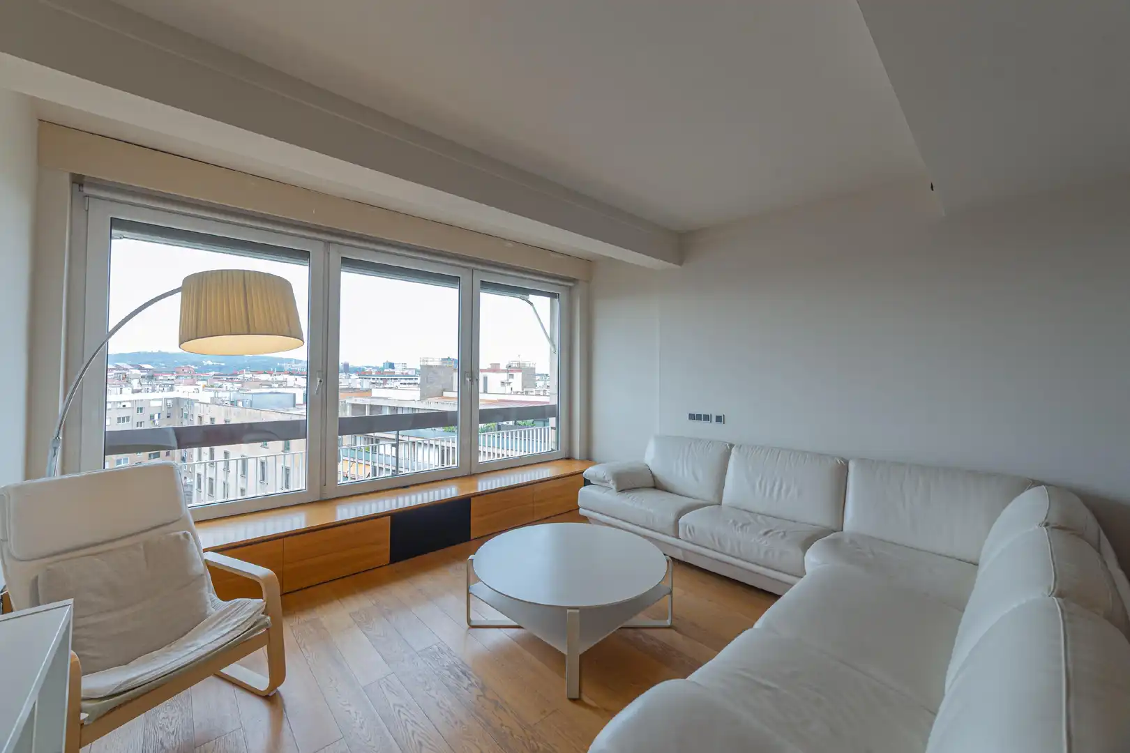 Sala de estar de Piso en venta en Barcelona con Aire acondicionado, Calefacción y Parquet