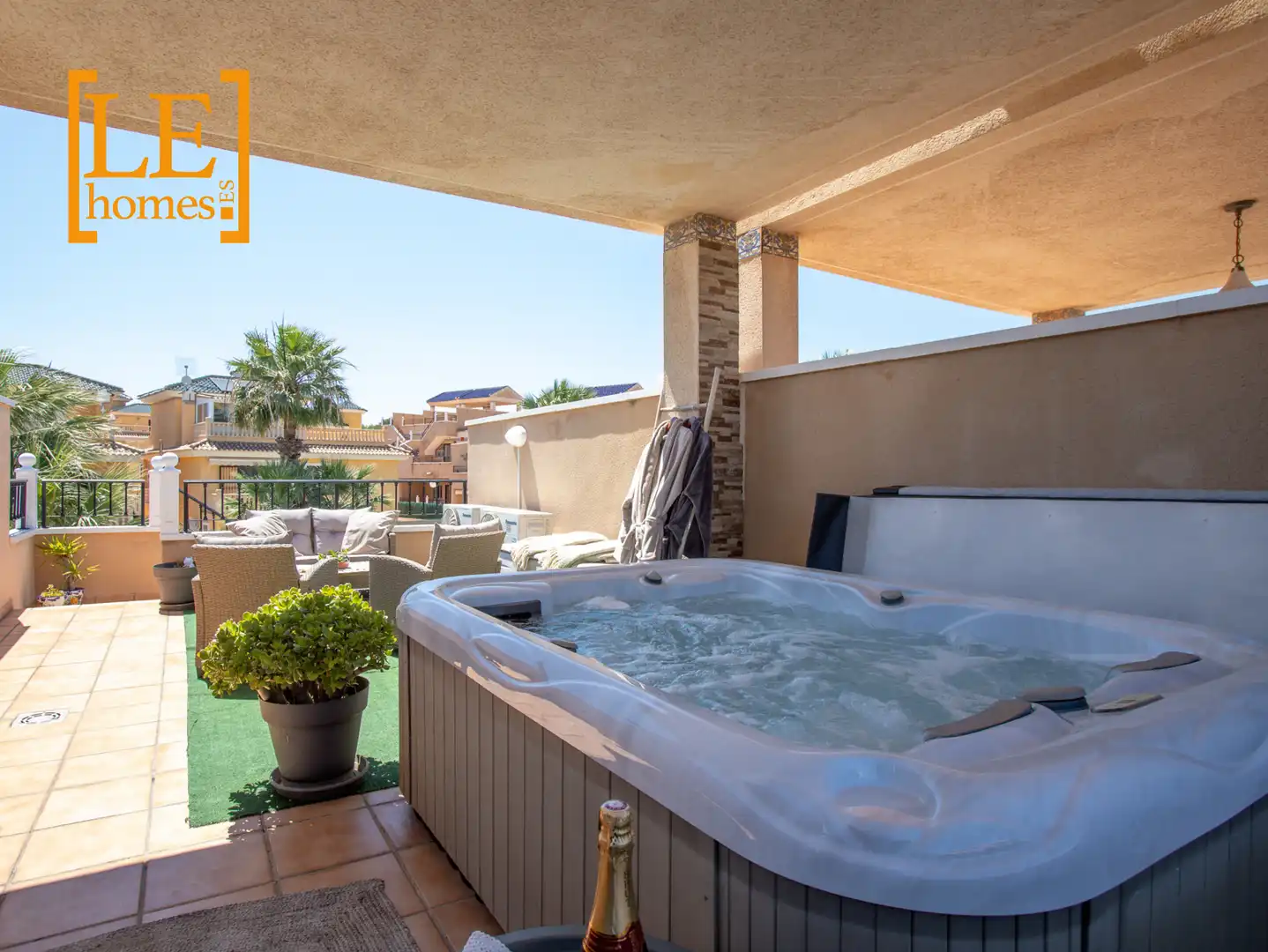 Terrassa de Apartament en venda en Orihuela amb Aire condicionat, Moblat i Forn
