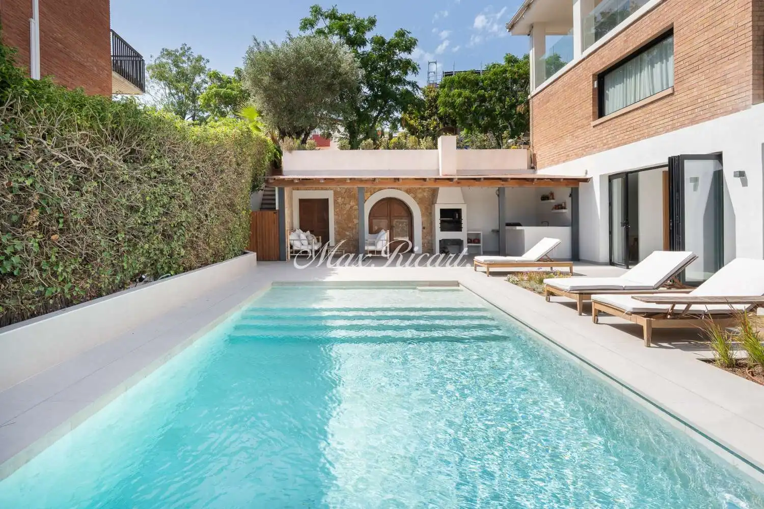 Swimming pool of Houses for rent in Sant Just Desvern  with Air Conditioner, Heating and Terrace