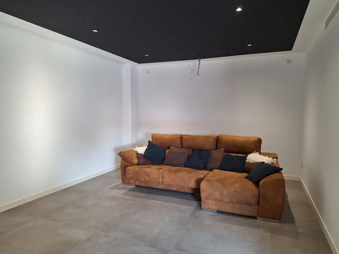 Sala de estar de Casa adosada en venta en Algemesí con Aire acondicionado, Calefacción y Jardín privado