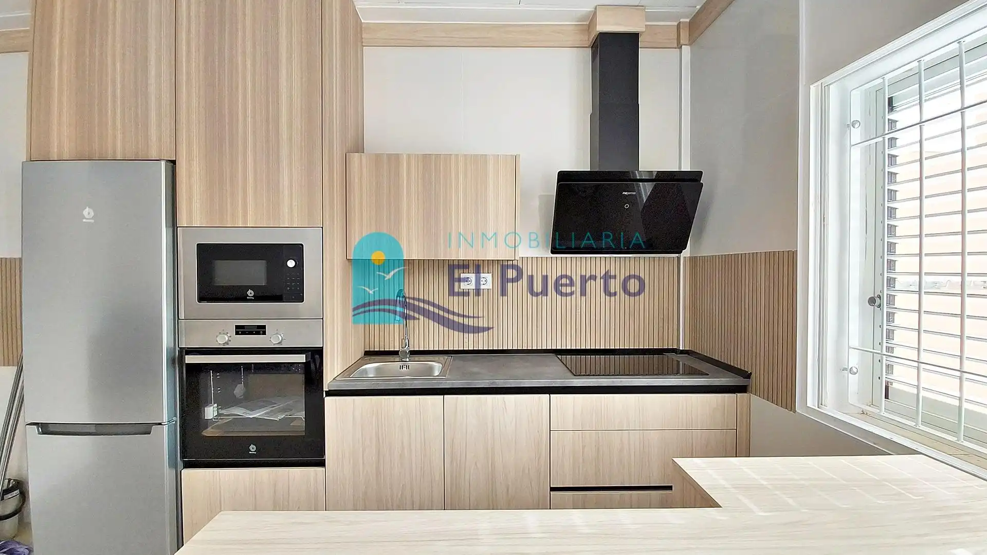 Cuina de Apartament en venda en Mazarrón amb Moblat i Piscina comunitària