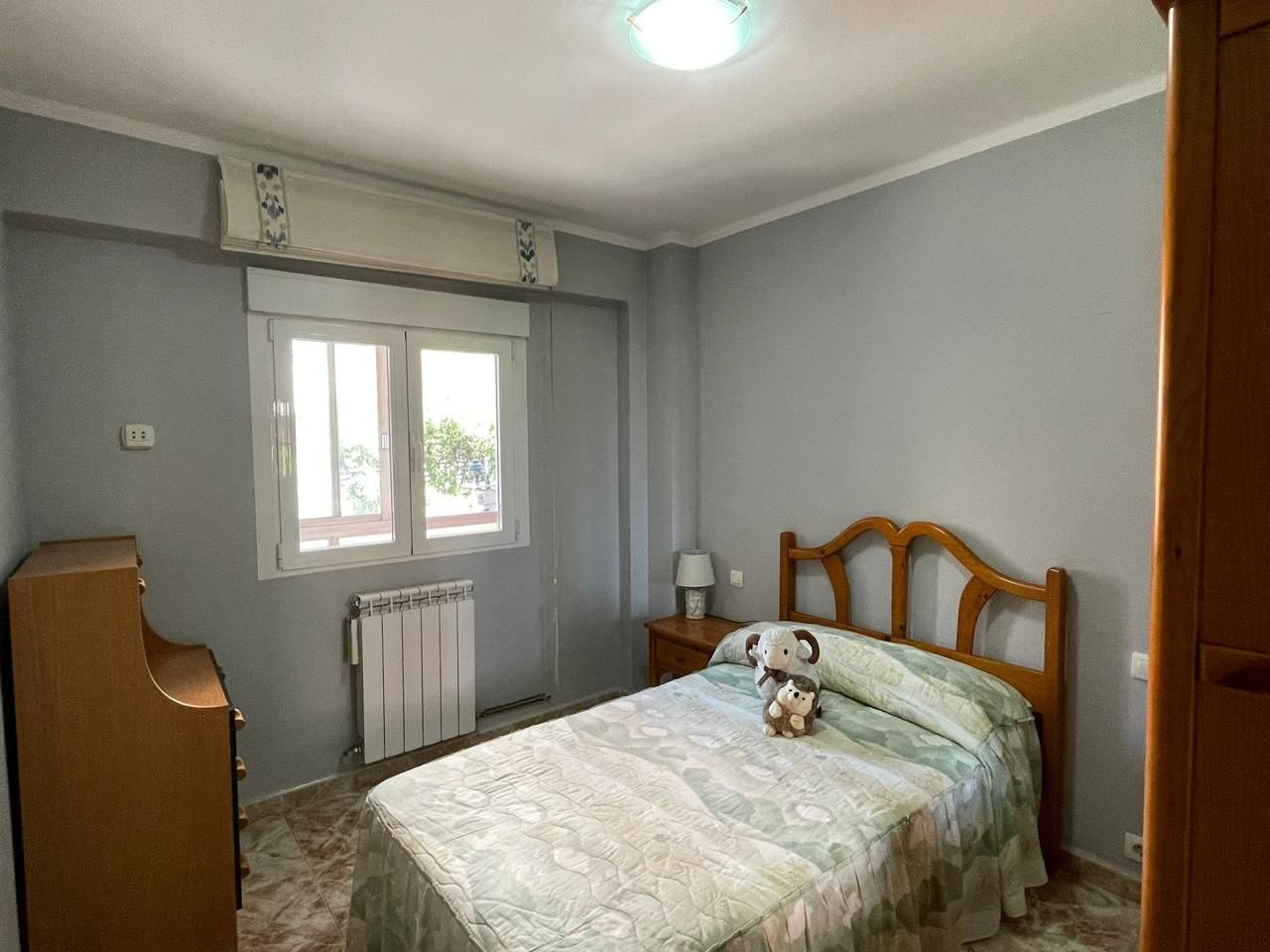 Bedroom of Flat for sale in  Zaragoza Capital  with Heating, Terrace and Furnished