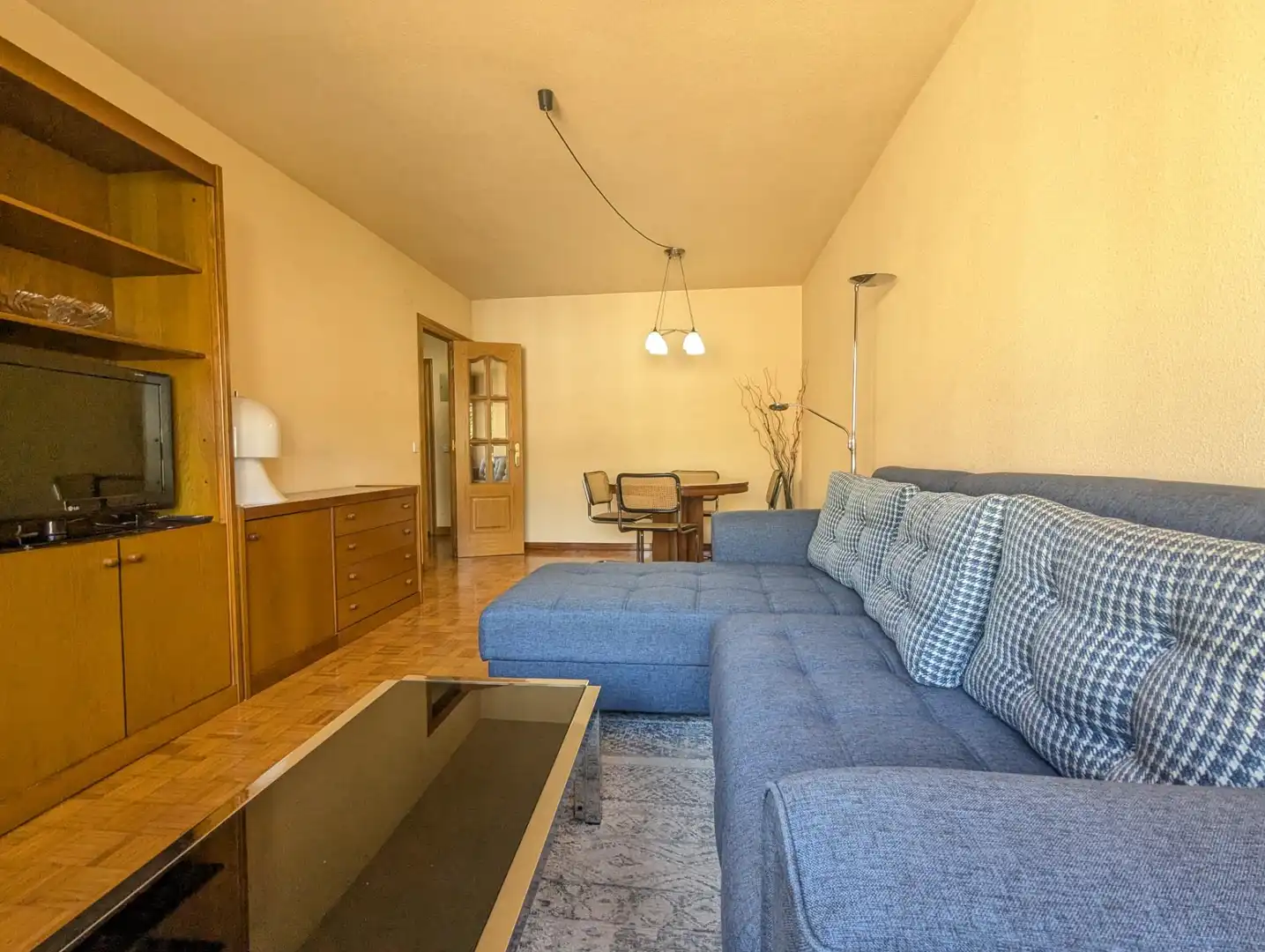 Living room of Flat for sale in Estella / Lizarra  with Heating, Parquet flooring and Storage room