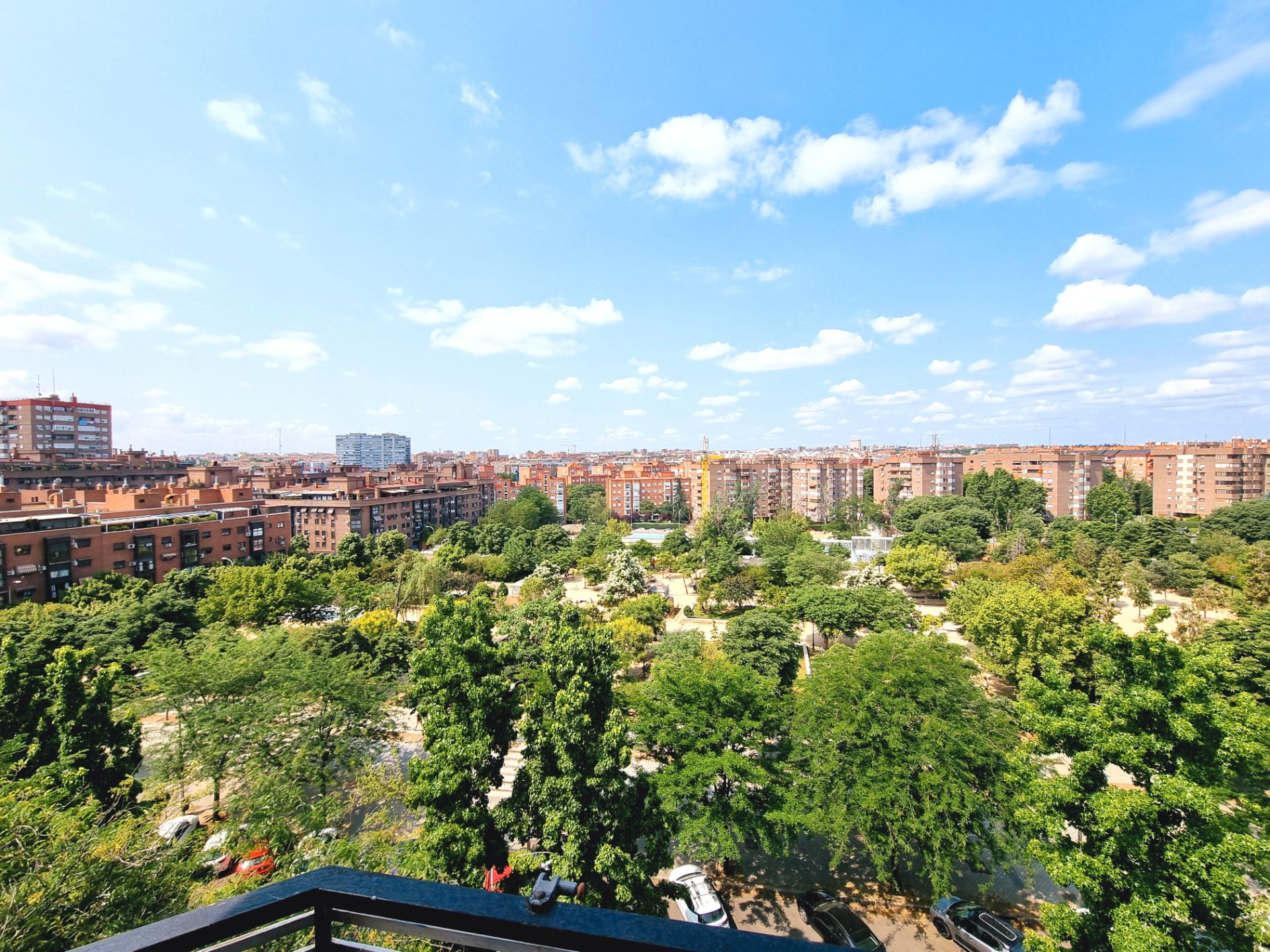Exterior view of Flat for sale in  Madrid Capital  with Heating, Parquet flooring and Terrace