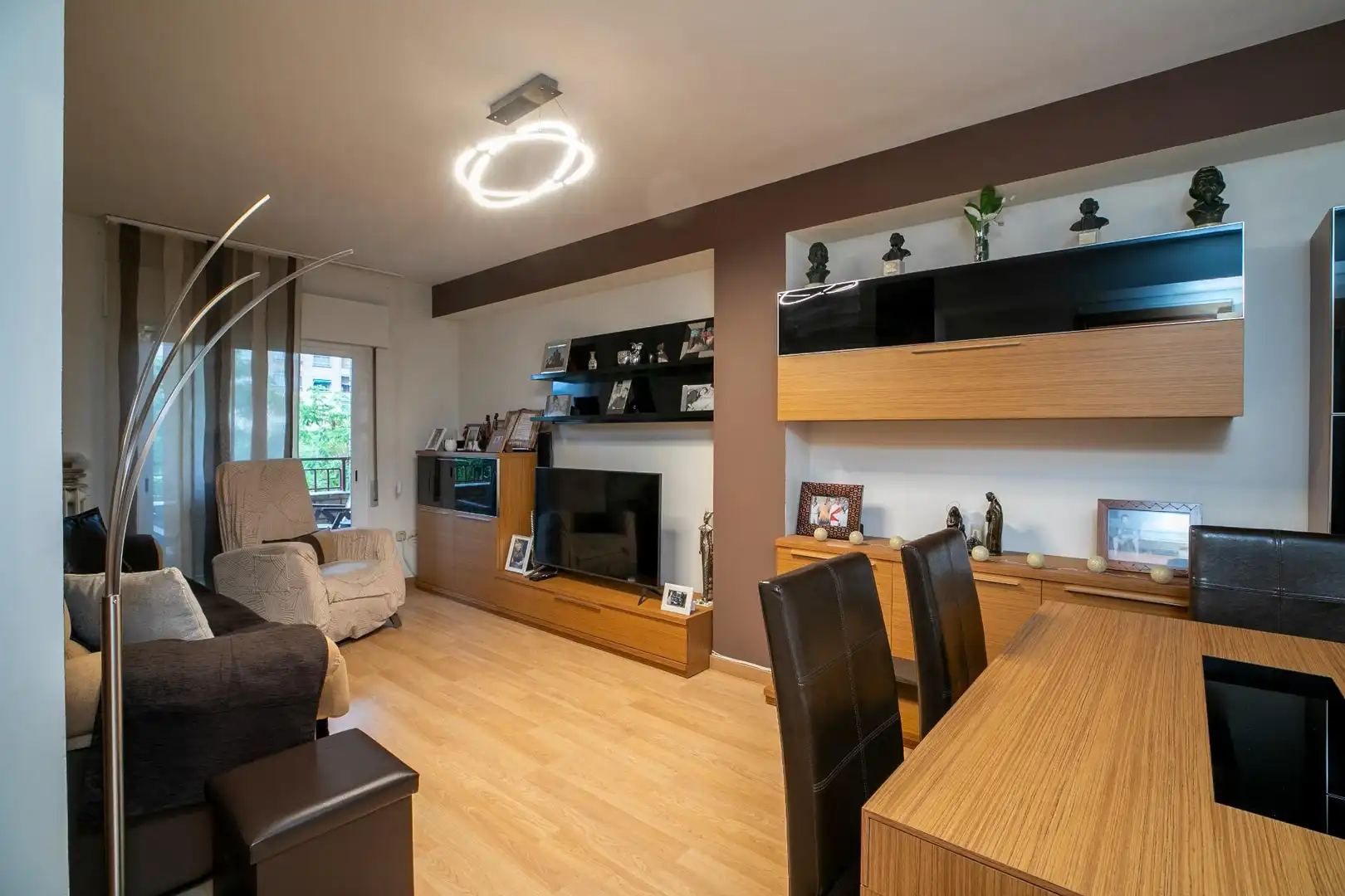 Sala de estar de Piso en venta en Santiago