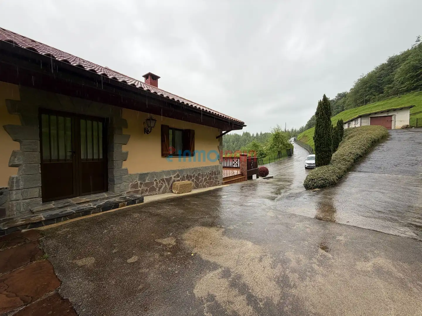 Vista exterior de Casa o chalet en venta en Zaldibia con Calefacción y Trastero