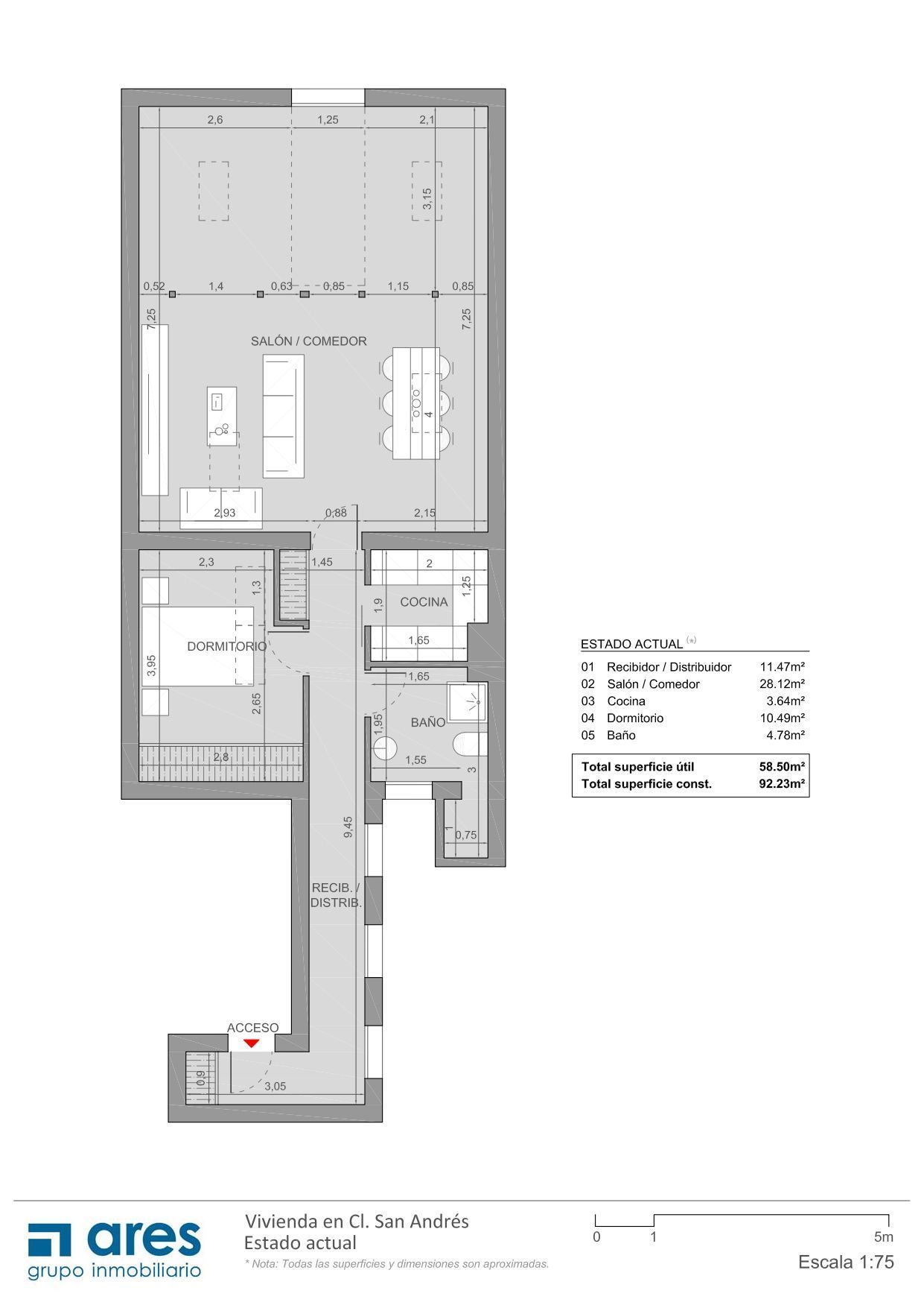 Piso en venta en  Madrid Capital con Aire acondicionado y Calefacción