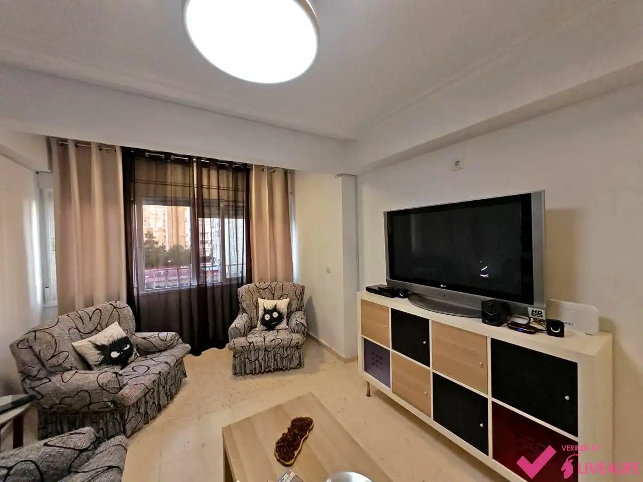 Sala de estar de Piso para compartir en Sevilla con Amueblado
