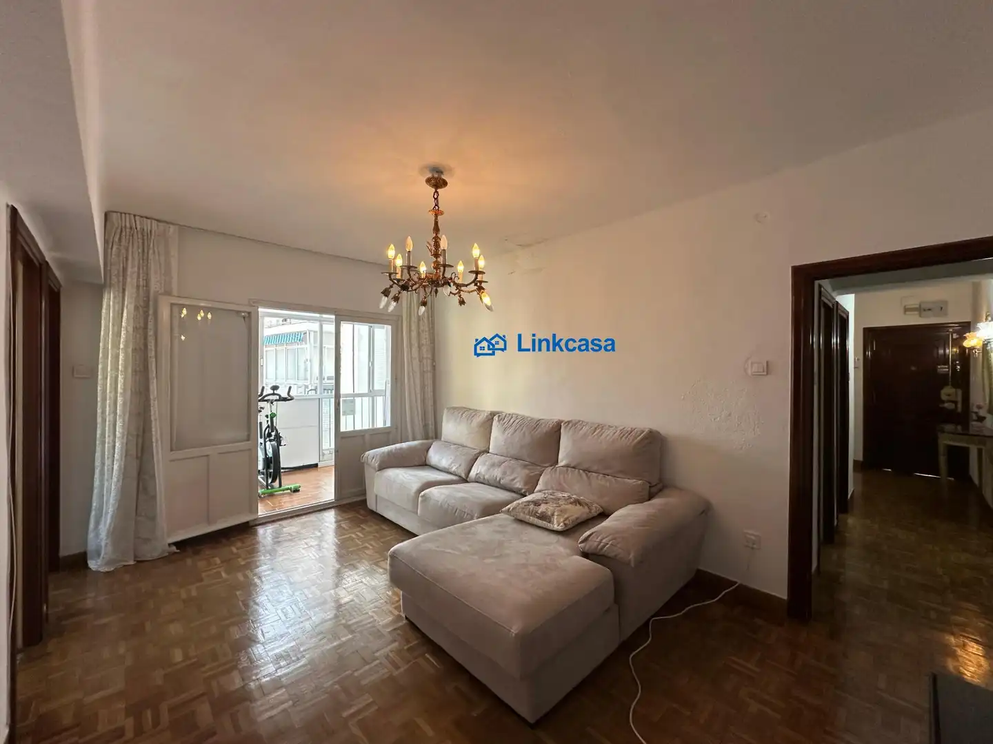 Sala de estar de Piso de alquiler en Madrid con Calefacción y Terraza