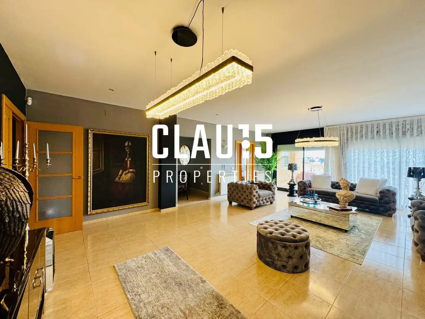 Sala de estar de Casa o chalet en venta en Canet de Mar con Jardín privado, Terraza y Piscina