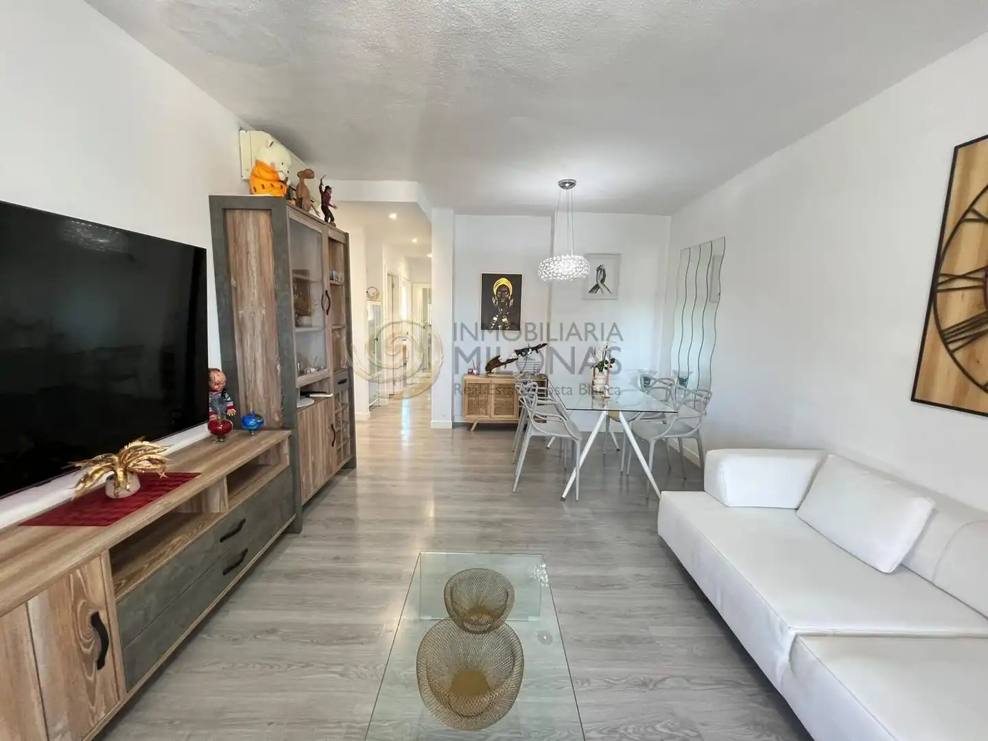 Sala d'estar de Àtic en venda en Villajoyosa / La Vila Joiosa amb Aire condicionat, Terrassa i Piscina comunitària