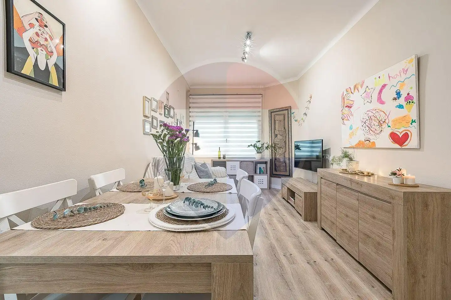 Sala de estar de Piso en venta en Barcelona con Aire acondicionado, Calefacción y Balcón