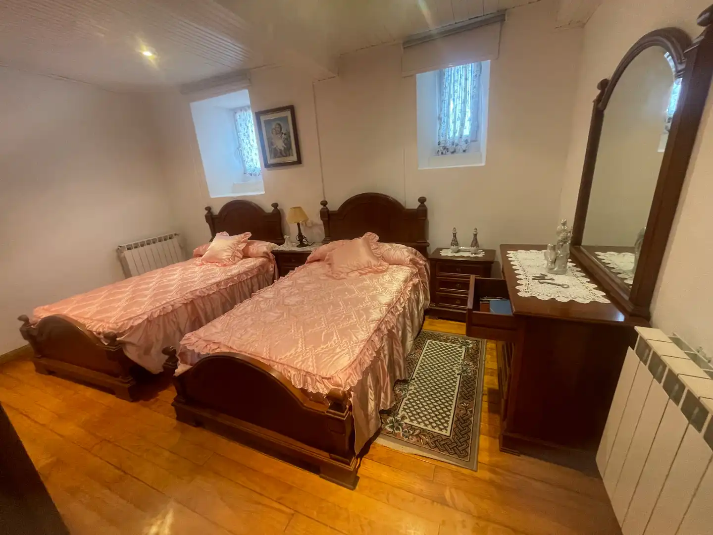 Bedroom of Country homes for sale in O Irixo  with Heating, Furnished and Oven
