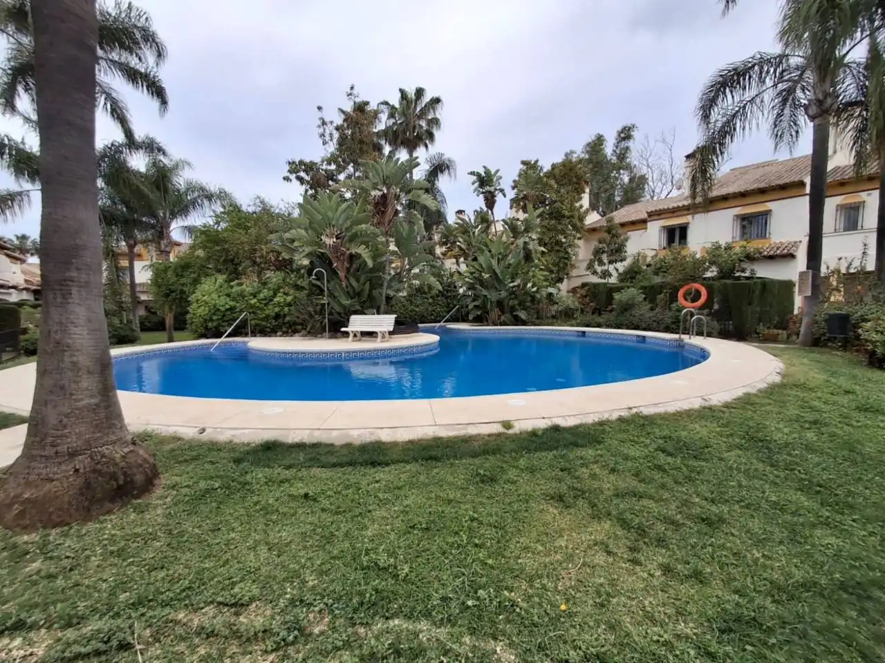 Garden of Detached homes for sale in Marbella  with Terrace and Community pool