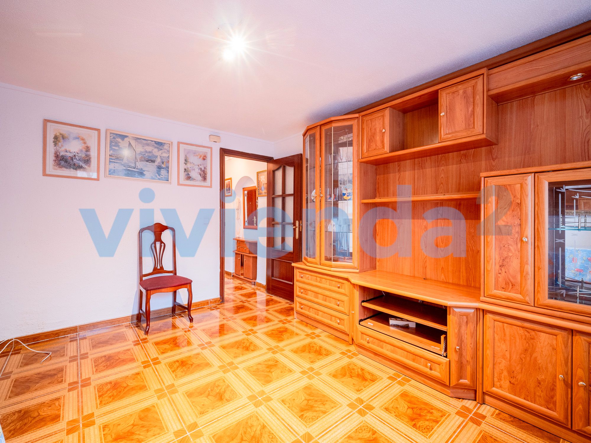 Bedroom of Flat for sale in  Madrid Capital  with Heating