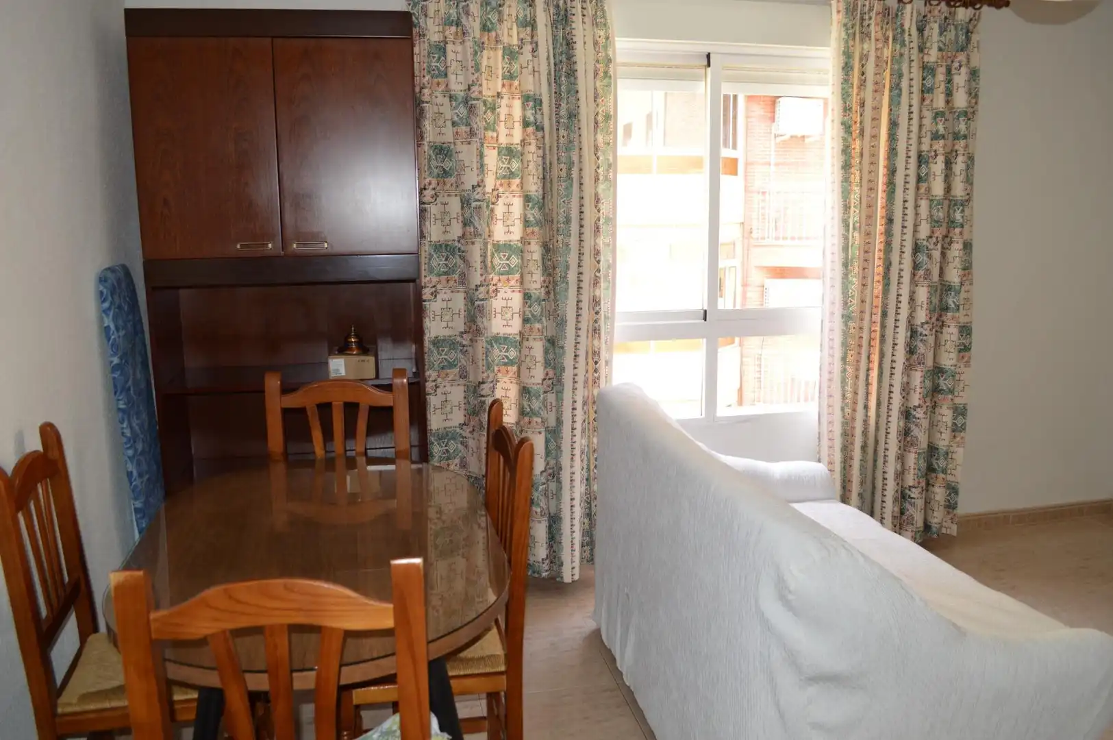 Dining room of Flat for rent in Granada  with Terrace, Furnished and Balcony