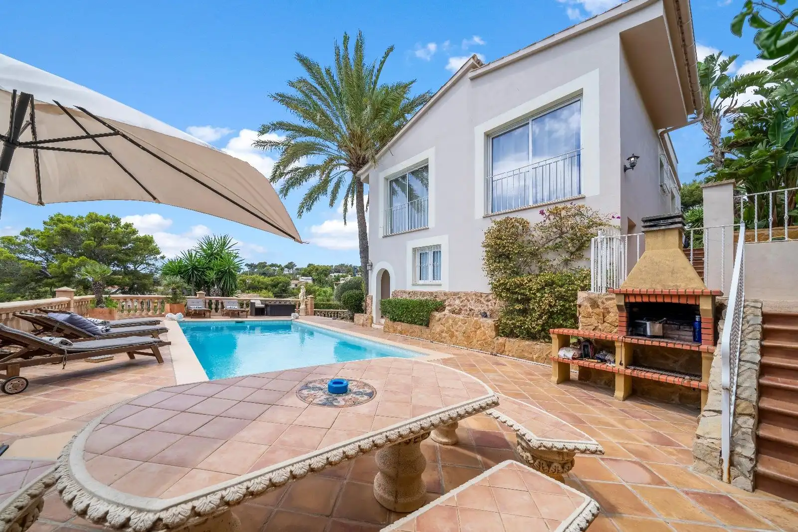 Exterior view of Houses for sale in Calvià  with Air Conditioner, Heating and Private garden