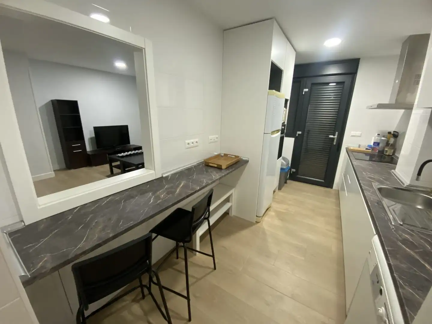Cuina de Pis de lloguer en Brunete amb Aire condicionat, Calefacció i Terrassa