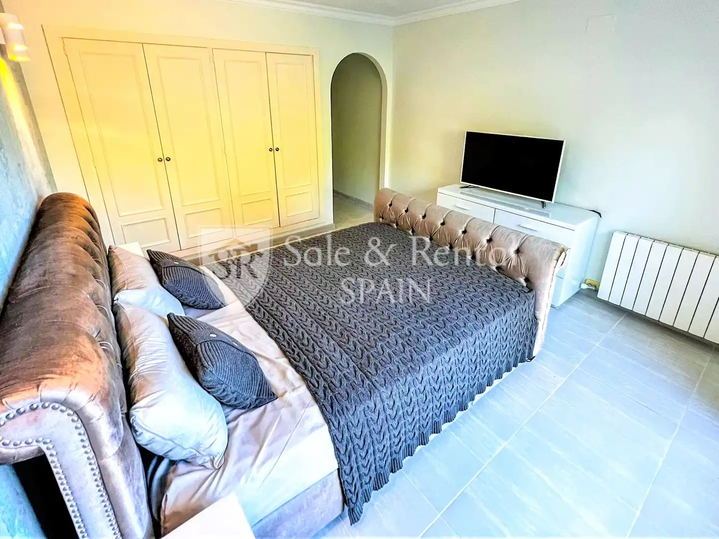 Schlafzimmer von Wohnung zum Verkauf in Sant Feliu de Guíxols mit Heizung, Privatgarten und Terrasse