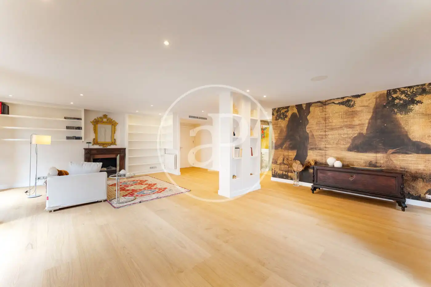 Wohnzimmer von Wohnung zum Verkauf in  Palma de Mallorca mit Klimaanlage, Heizung und Balkon