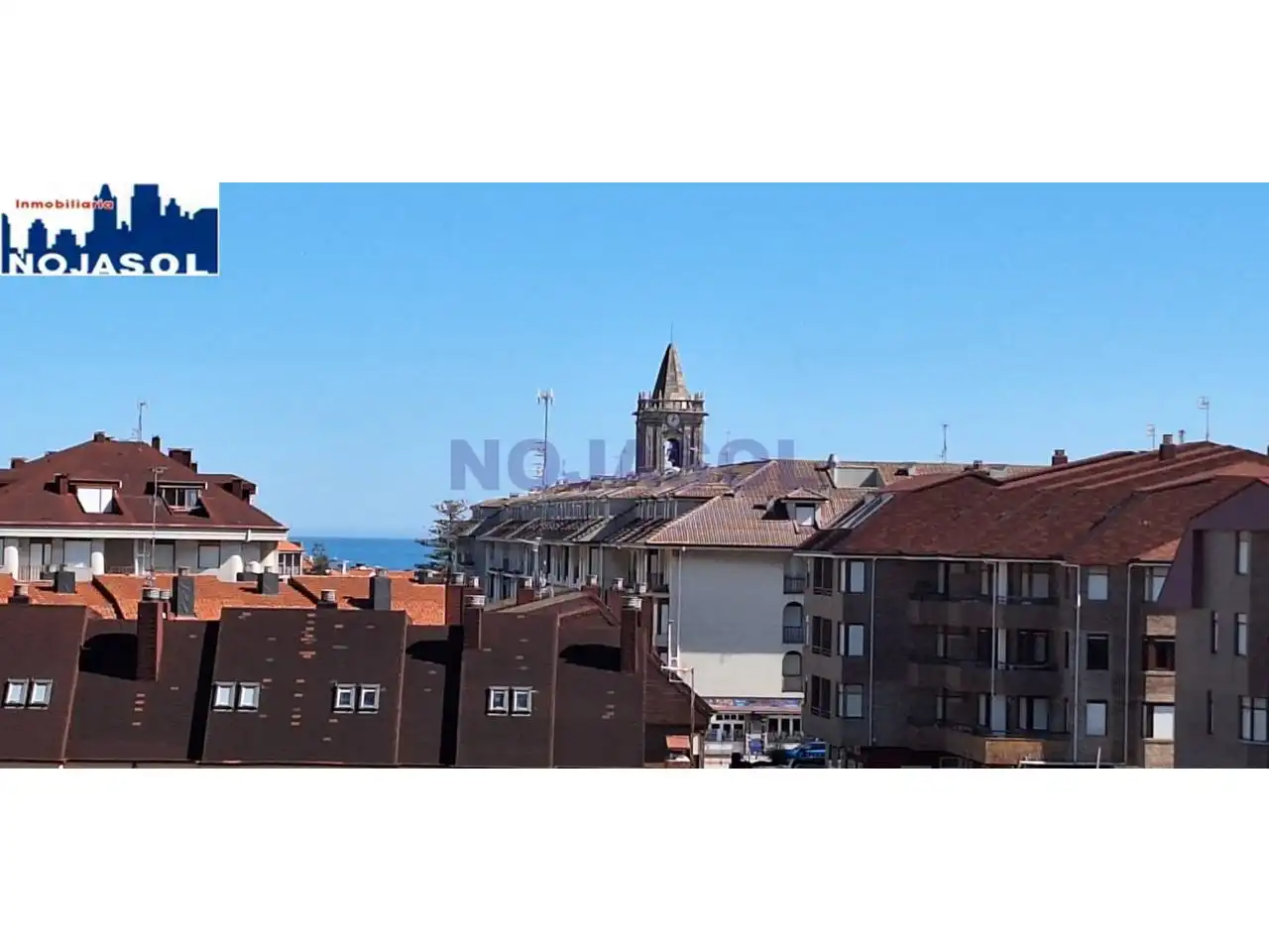Außenansicht von Dachboden zur Miete in Noja mit Heizung, Terrasse und Möbliert