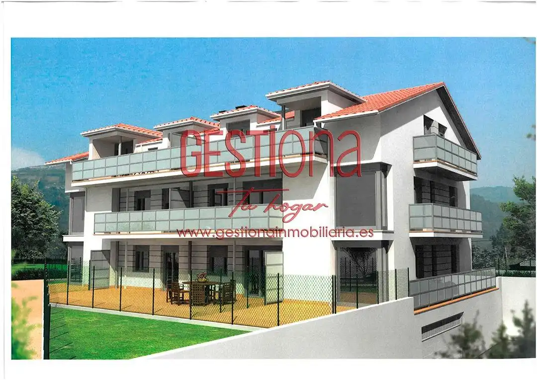 Vista exterior de Apartamento en venta en Cabezón de la Sal con Calefacción, Jardín privado y Trastero