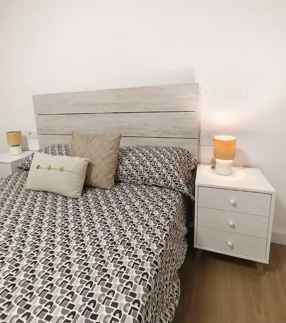 Bedroom of Flat for rent in Castellón de la Plana / Castelló de la Plana  with Furnished, TV and Internet