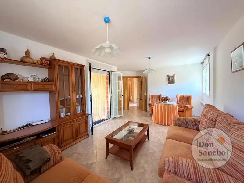 Sala d'estar de Casa o xalet en venda en Viana de Cega amb Calefacció, Terrassa i Traster