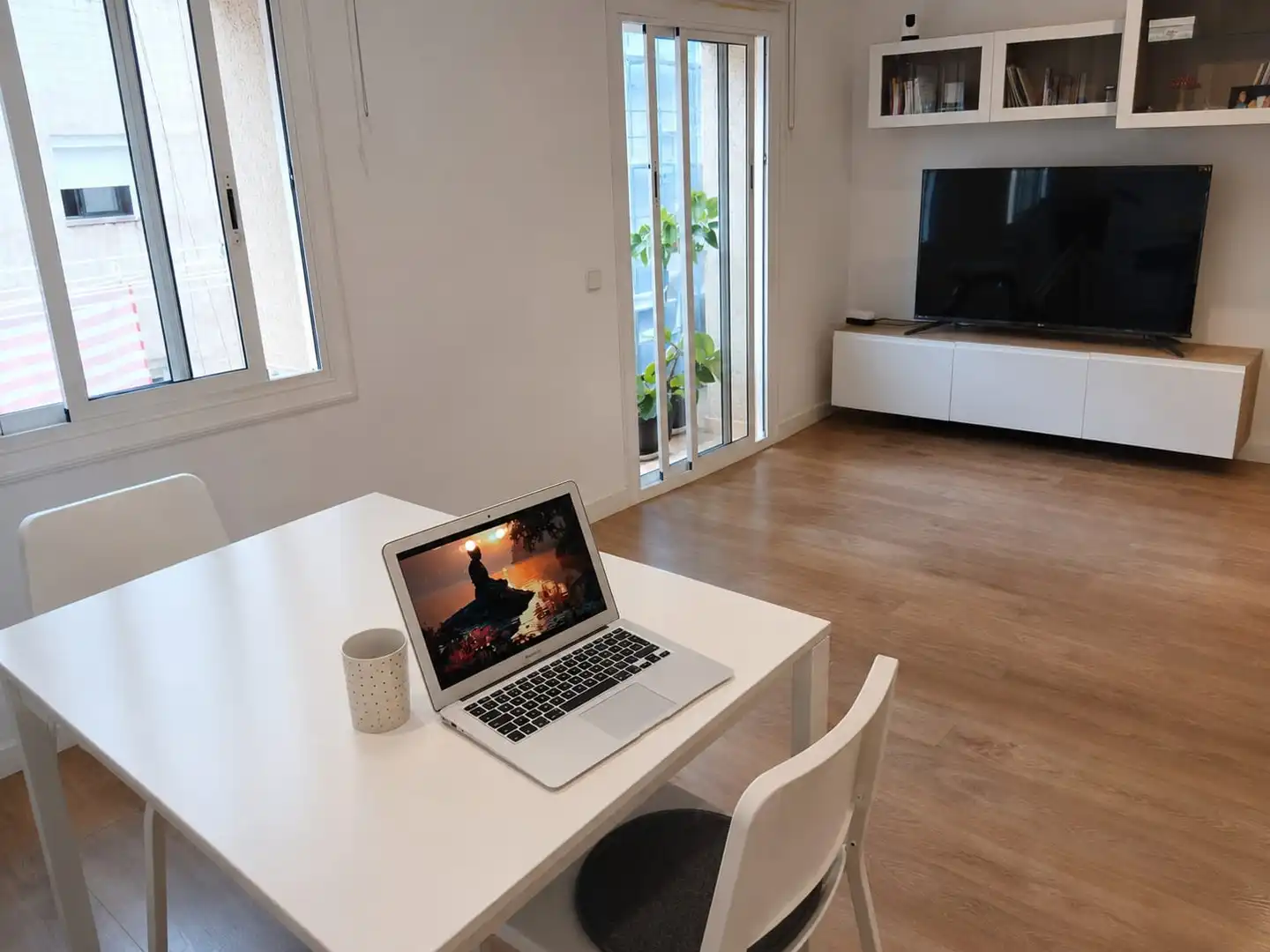 Sala de estar de Piso en venta en Barcelona con Amueblado