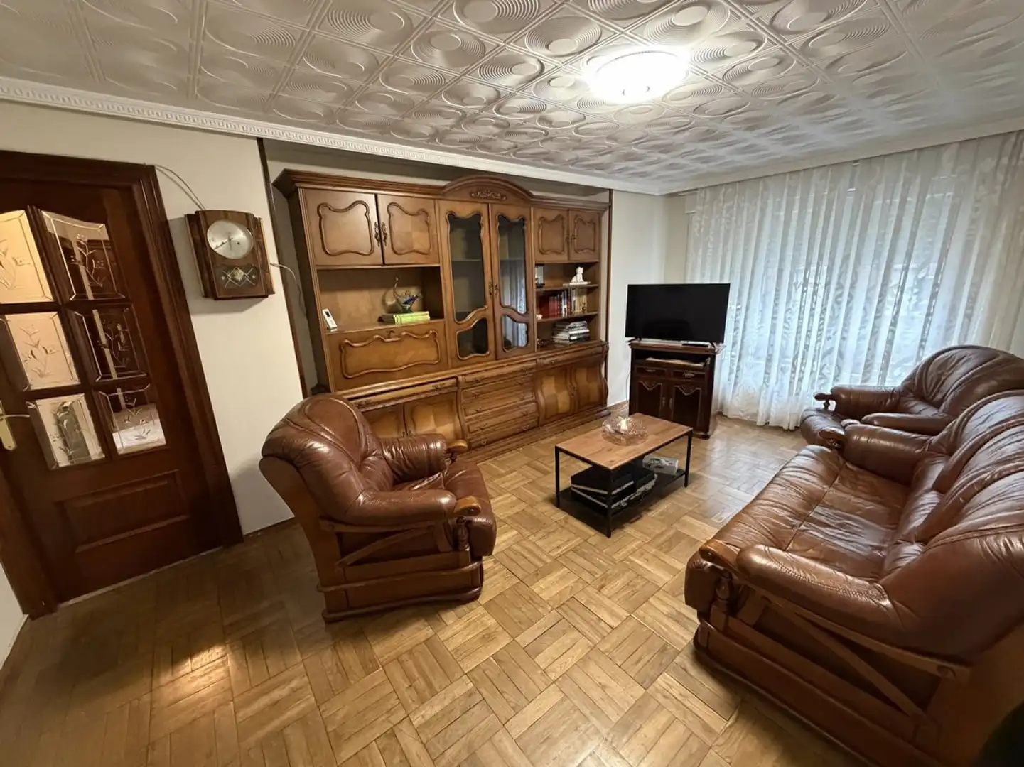 Living room of Flat for sale in Avilés  with Heating and Parquet flooring