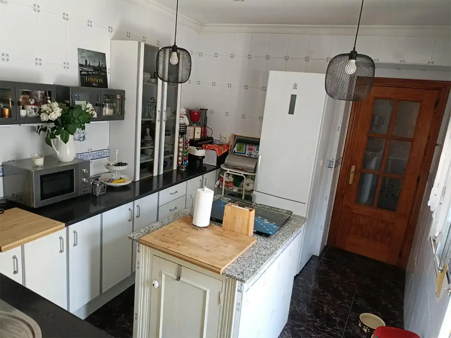 Cuina de Casa adosada en venda en Alhama de Murcia amb Aire condicionat i Balcó