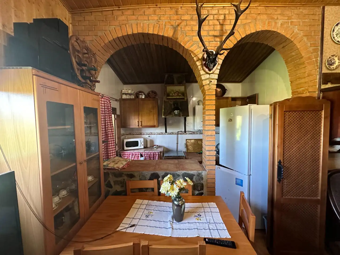 Kitchen of Houses for sale in Villar de Olalla  with Air Conditioner, Heating and Private garden