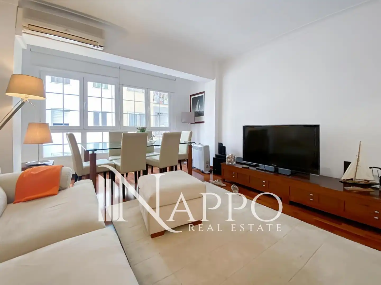 Living room of Flat for rent in  Palma de Mallorca  with Air Conditioner, Heating and Terrace
