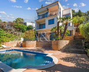 Exterior view of House or chalet for sale in Palafrugell  with Terrace and Swimming Pool