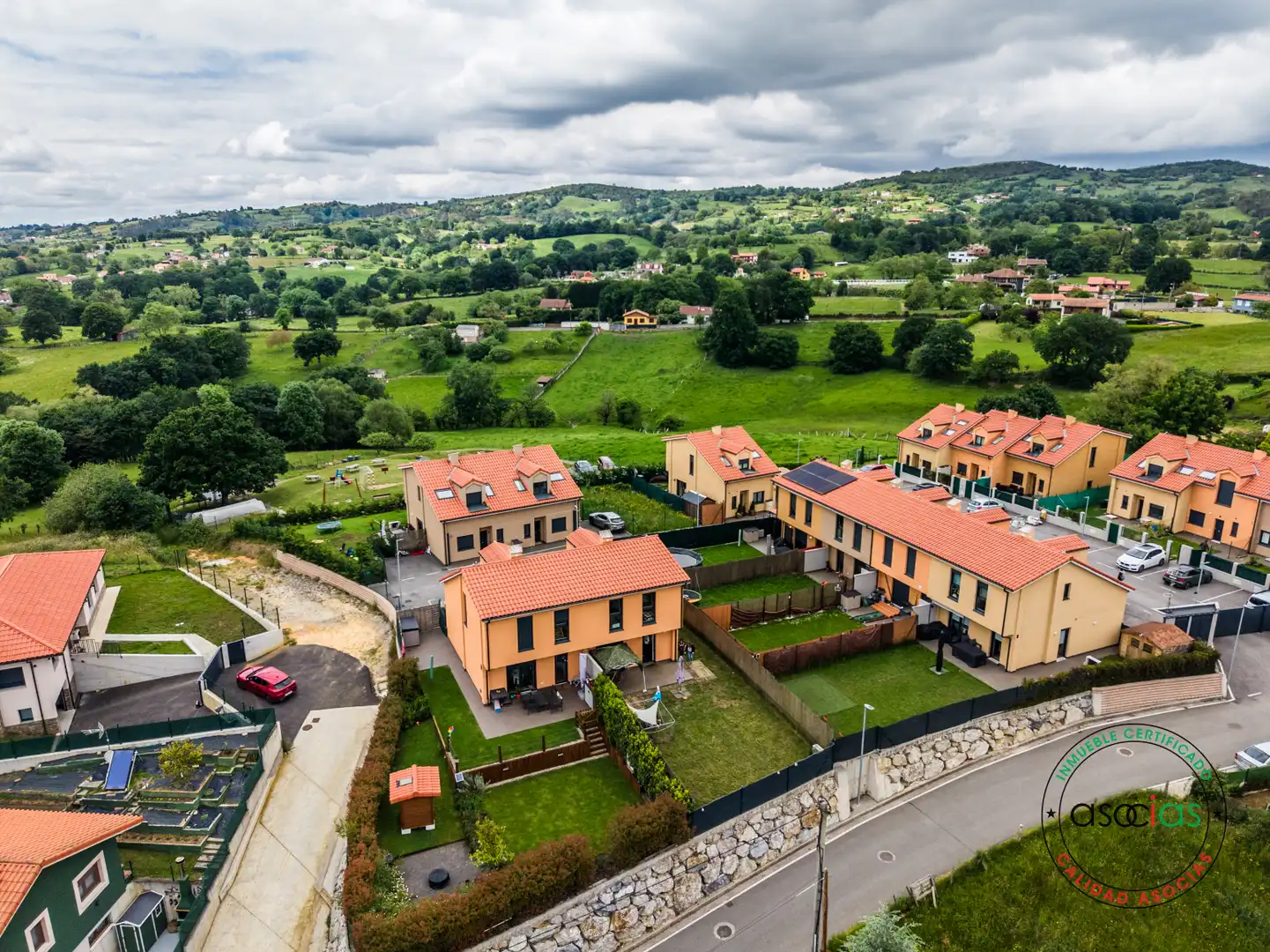 Exterior view of Detached homes for sale in Siero  with Heating, Private garden and Storage room