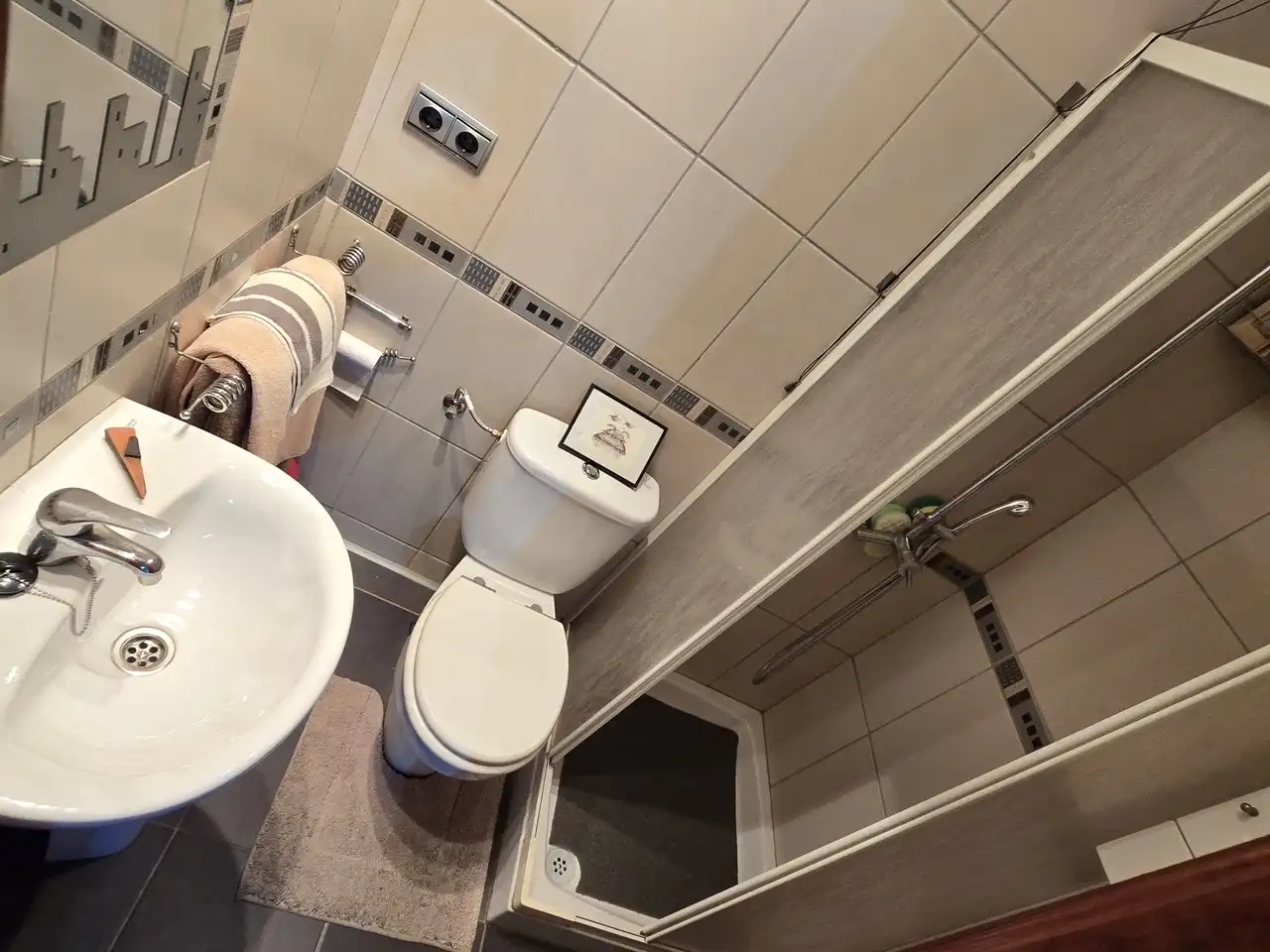 Baño de Casa o chalet en venta en Canillas de Aceituno con Aire acondicionado y Terraza