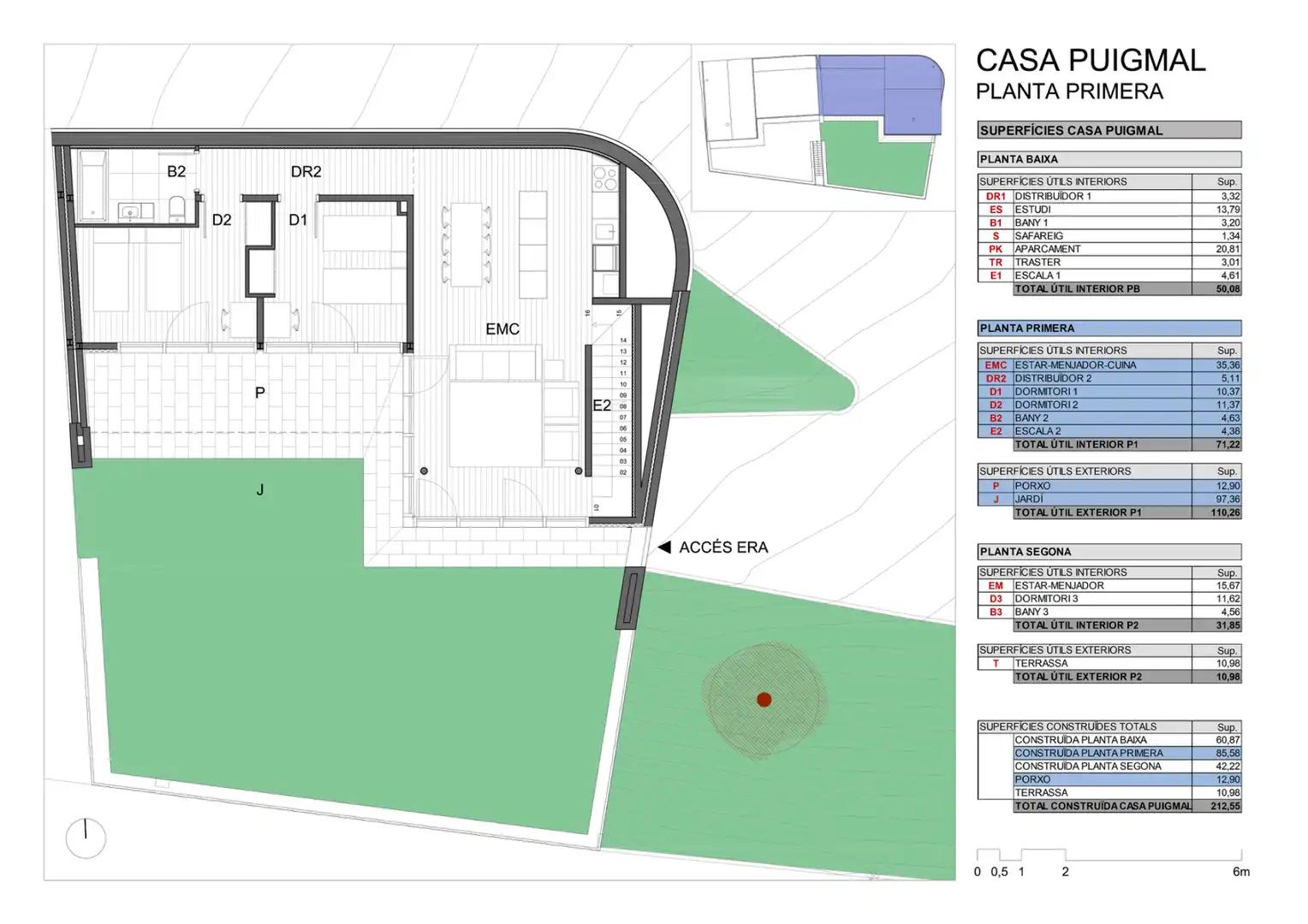 Casa adosada en venda en Ger amb Calefacció, Jardí privat i Parquet