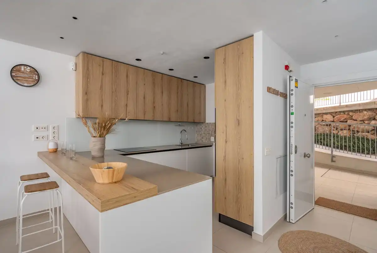 Cuina de Apartament en venda en Benalmádena amb Aire condicionat, Terrassa i Traster