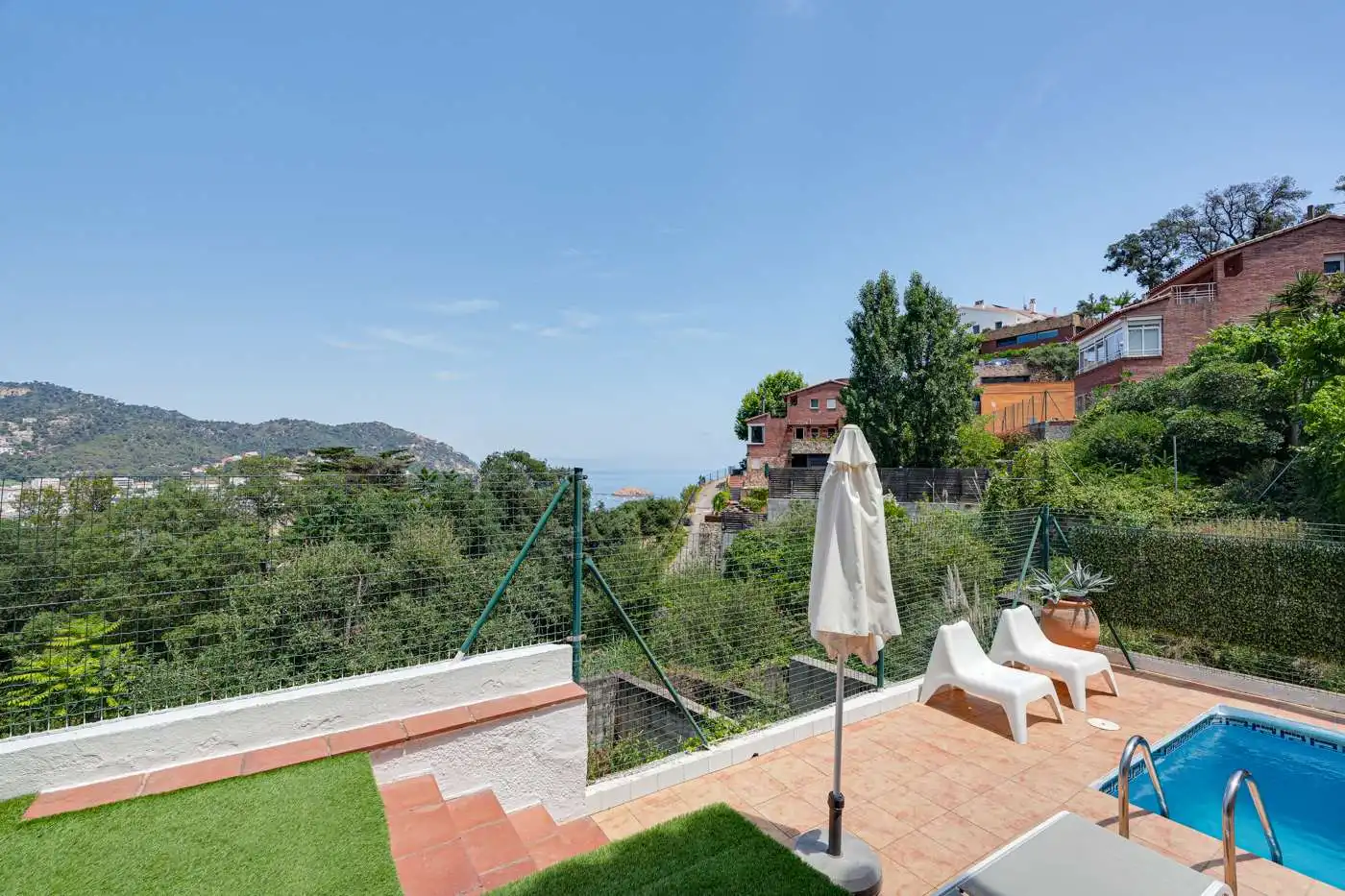 Terraza de Casa o chalet en venta en Tossa de Mar con Aire acondicionado, Jardín privado y Terraza